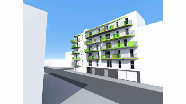 Immeuble Bastion architecte la rochelle lionel coutier