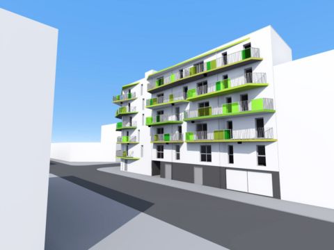 Immeuble Bastion architecte la rochelle lionel coutier