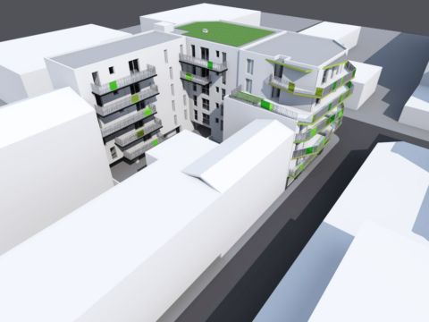 Immeuble Bastion architecte la rochelle lionel coutier